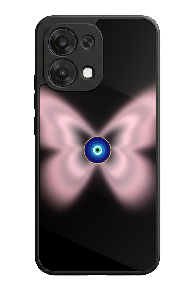 Oppo A6 Pro Uyumlu Nazar Tasarımlı Glossy Premium Kılıf