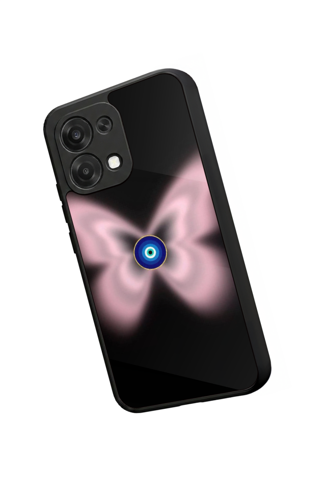 Oppo A6 Pro Uyumlu Nazar Tasarımlı Glossy Premium Kılıf