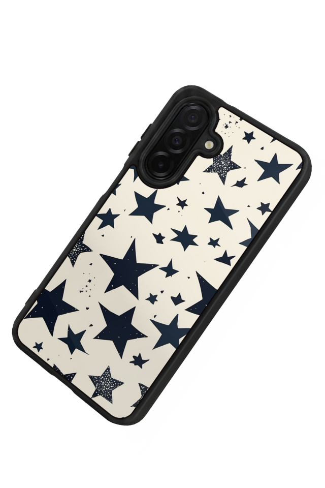 Samsung Galaxy A56 Uyumlu Retro Yildizlar Tasarımlı Glossy Premium Kılıf