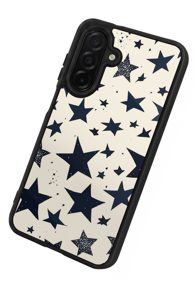Samsung Galaxy A56 Uyumlu Retro Yildizlar Tasarımlı Glossy Premium Kılıf