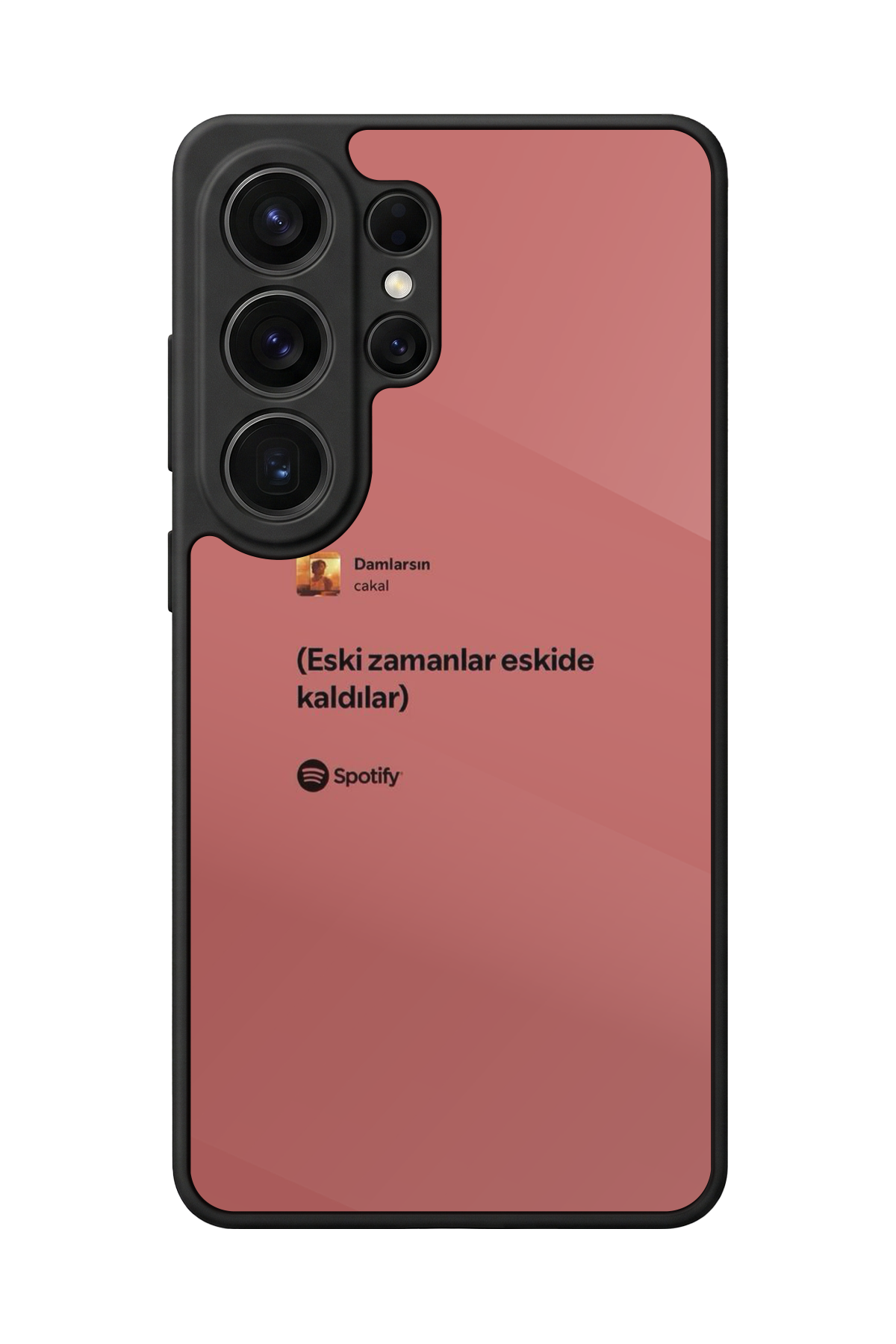 Samsung Galaxy S26 Ultra Uyumlu Sarki Sozleri Tasarımlı Glossy Premium Kılıf