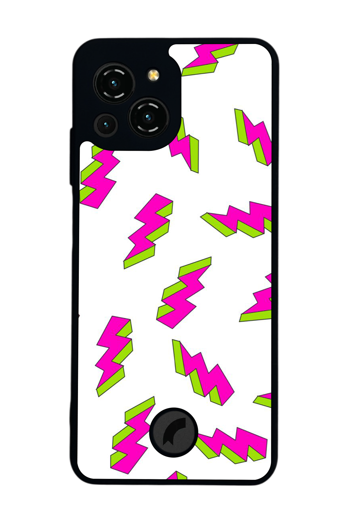 Reeder S23 Pro Max Uyumlu Simsek Tasarımlı Glossy Premium Kılıf