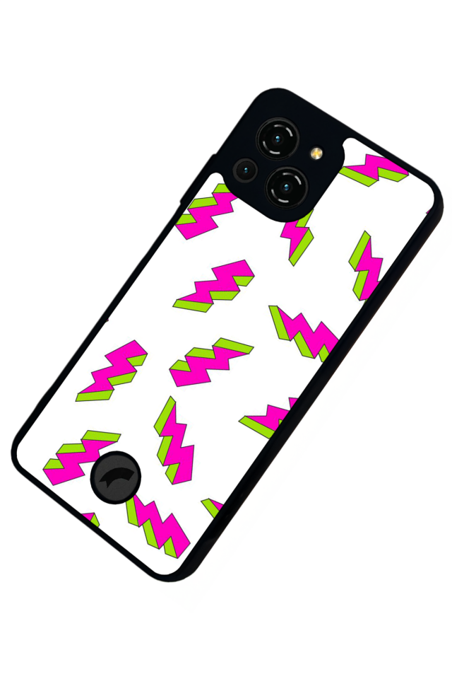 Reeder S23 Pro Max Uyumlu Simsek Tasarımlı Glossy Premium Kılıf