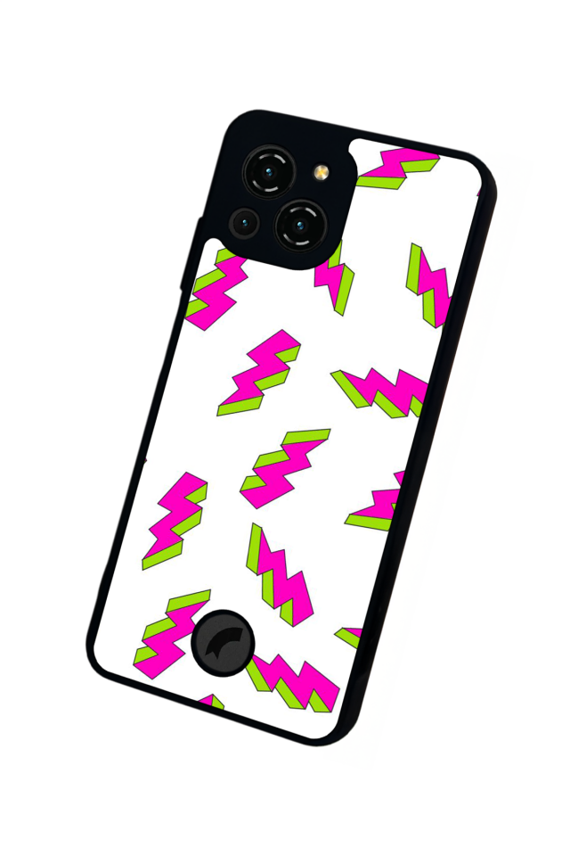 Reeder S23 Pro Max Uyumlu Simsek Tasarımlı Glossy Premium Kılıf