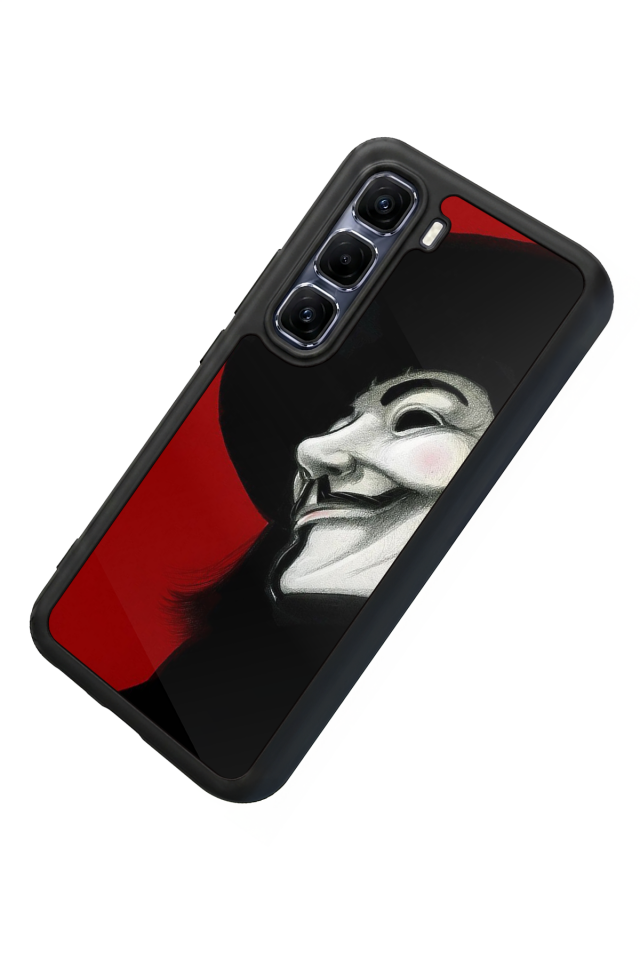 Infinix Hot 60 Pro Plus Uyumlu Vendetta Tasarımlı Glossy Premium Kılıf