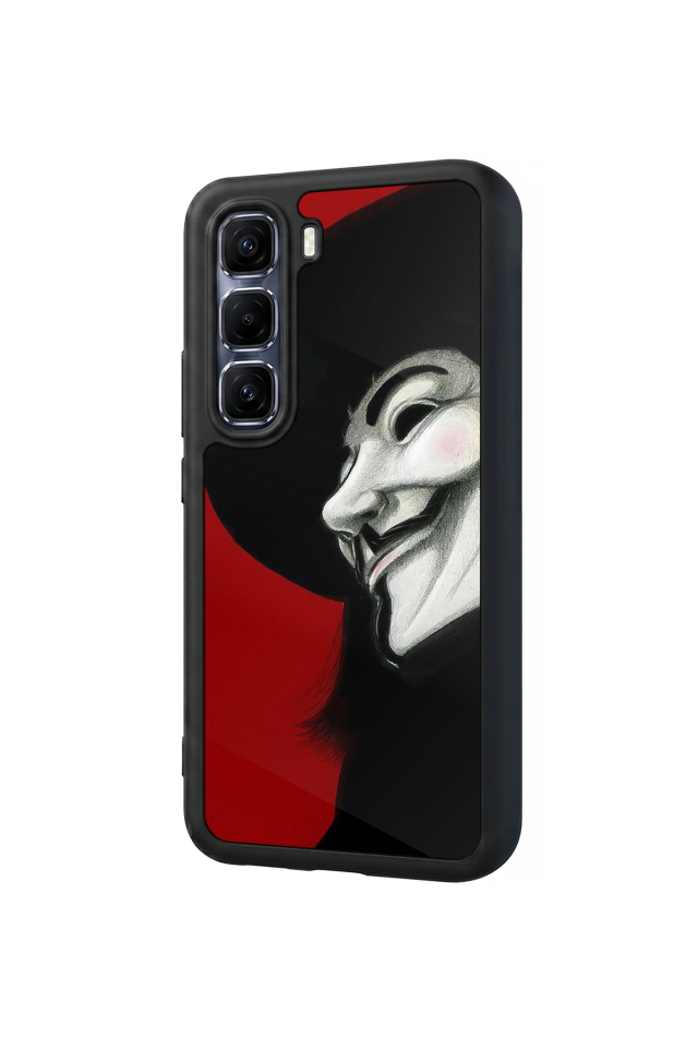 Infinix Hot 60 Pro Plus Uyumlu Vendetta Tasarımlı Glossy Premium Kılıf
