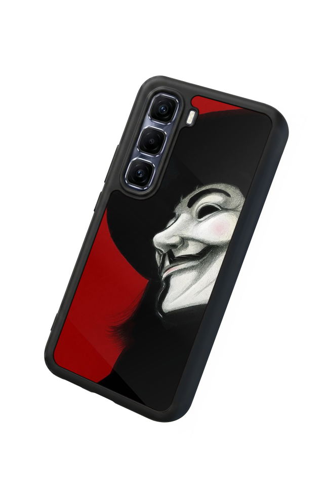 Infinix Hot 60 Pro Plus Uyumlu Vendetta Tasarımlı Glossy Premium Kılıf