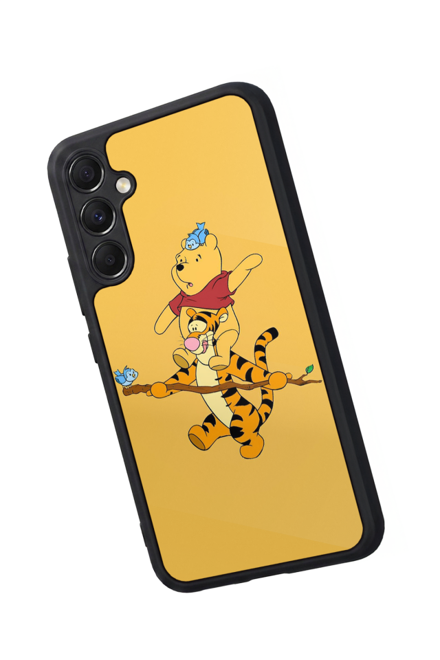 Samsung Galaxy M34 Uyumlu Winnie Tasarımlı Glossy Premium Kılıf