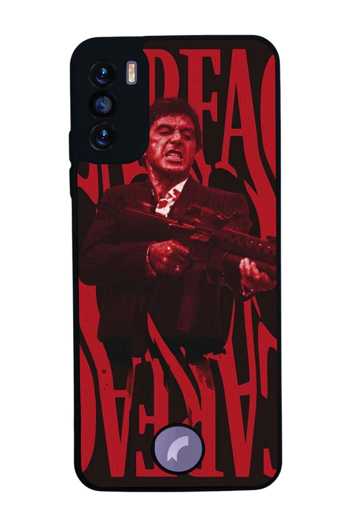 Reeder S19 Max Pro S Uyumlu Scarface Tasarımlı Glossy Premium Kılıf