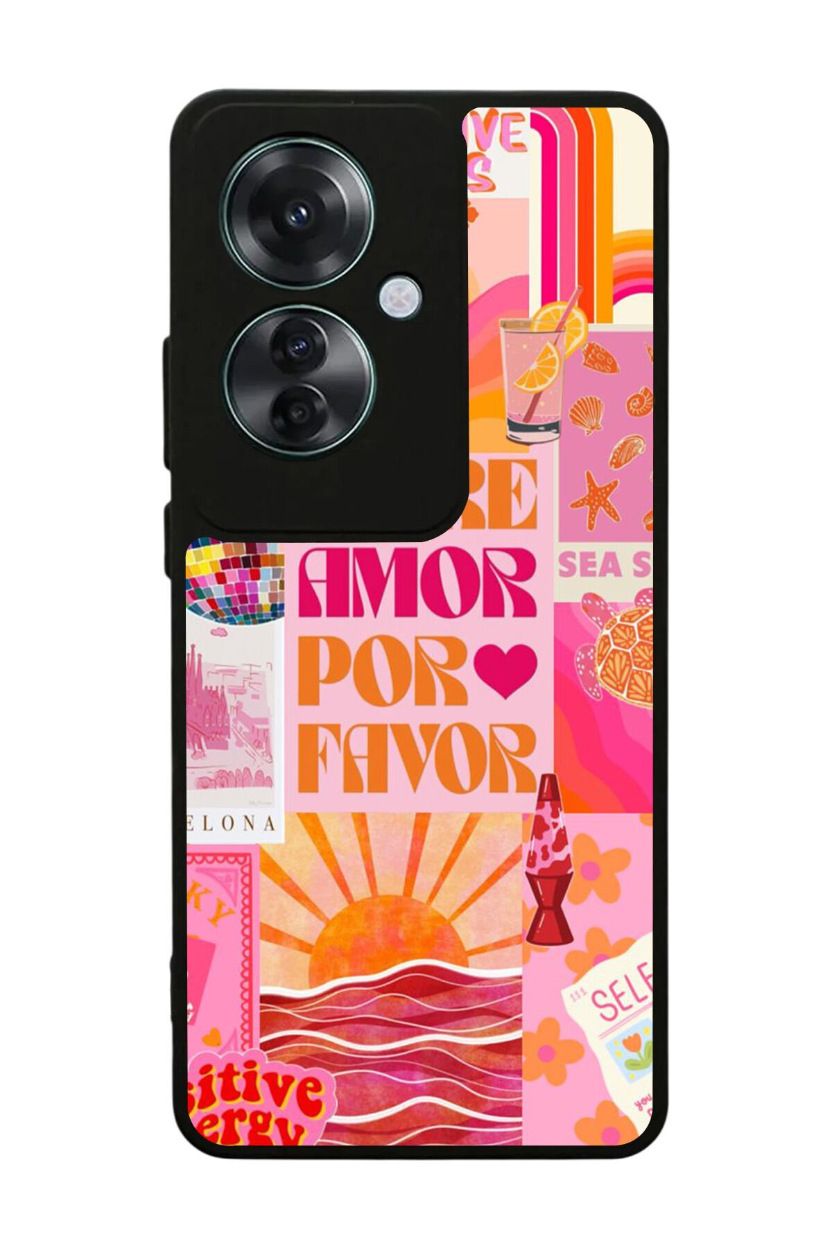 Oppo Reno 11F Uyumlu Poster Tasarımlı Glossy Premium Kılıf