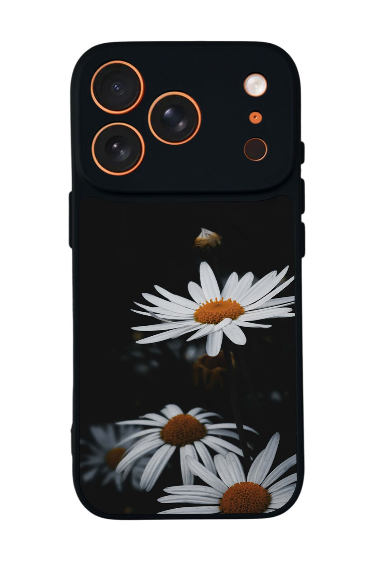 iPhone 17 Pro Uyumlu Cicek Tasarımlı Glossy Premium Kılıf