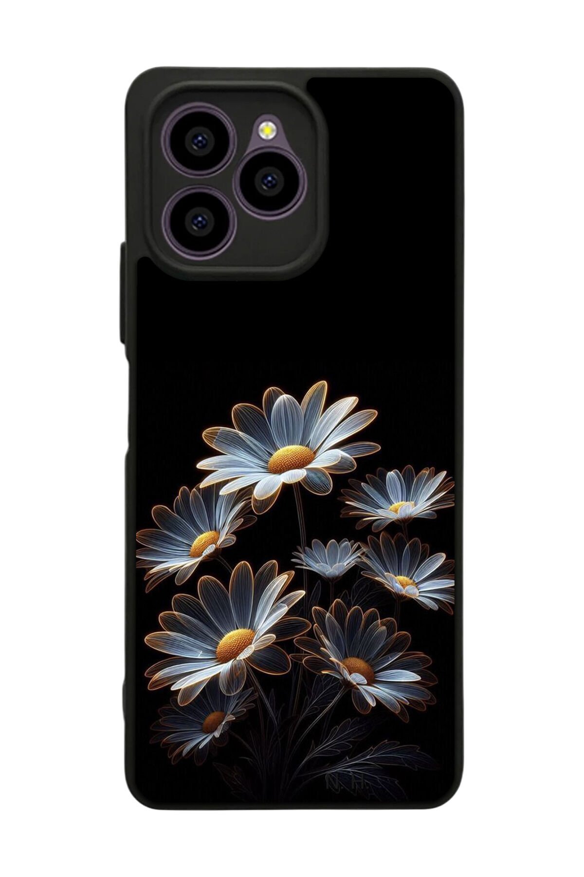 Omix X6 Uyumlu Cicek Tasarımlı Glossy Premium Kılıf