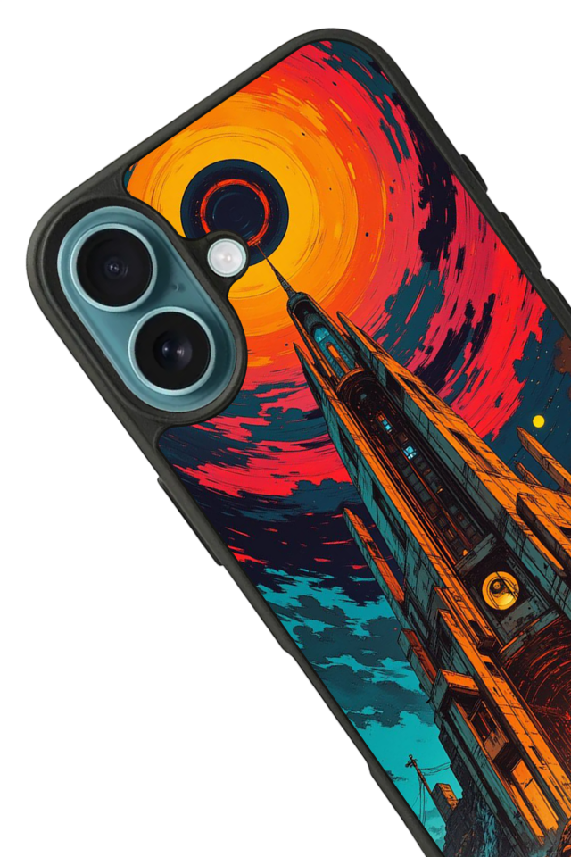 iPhone 16 Plus Uyumlu Abstract Tasarımlı Glossy Premium Kılıf