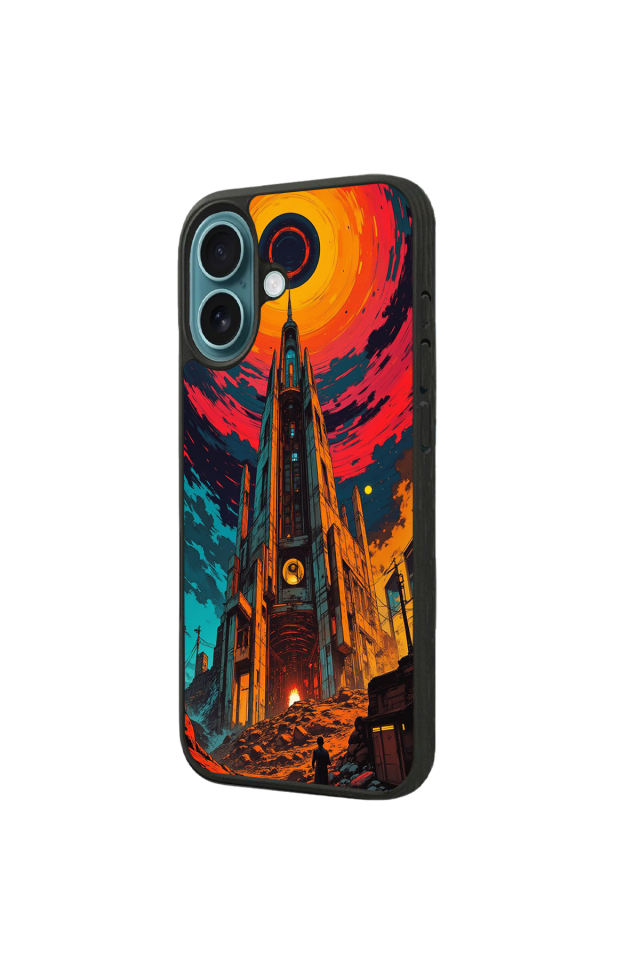 iPhone 16 Plus Uyumlu Abstract Tasarımlı Glossy Premium Kılıf