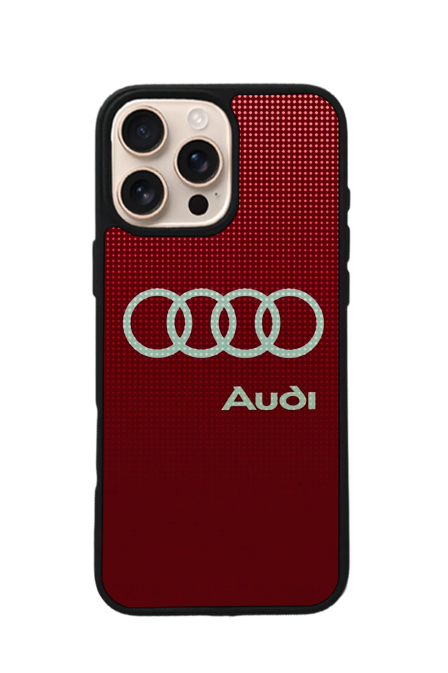 iPhone 14 Pro Uyumlu Audi Tasarımlı Glossy Premium Kılıf