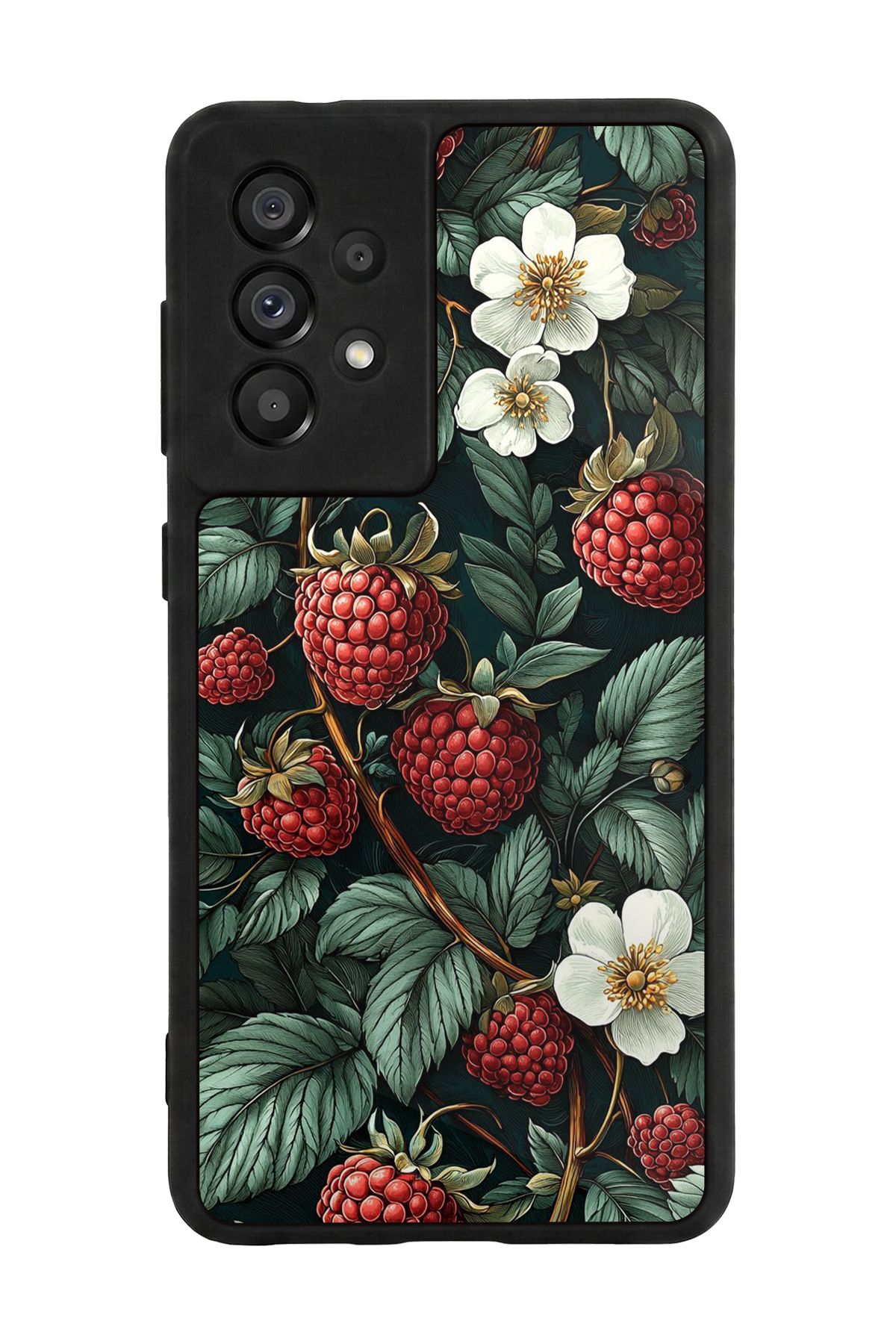Samsung Galaxy A73 Uyumlu Botanik Tasarımlı Glossy Premium Kılıf