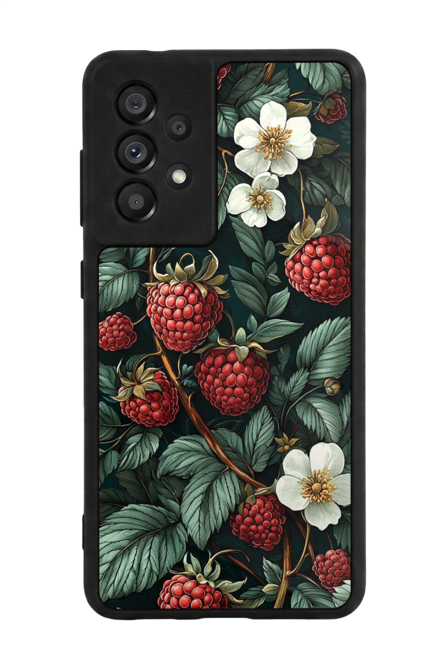 Samsung Galaxy A73 Uyumlu Botanik Tasarımlı Glossy Premium Kılıf
