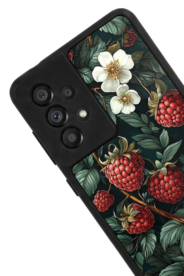 Samsung Galaxy A73 Uyumlu Botanik Tasarımlı Glossy Premium Kılıf