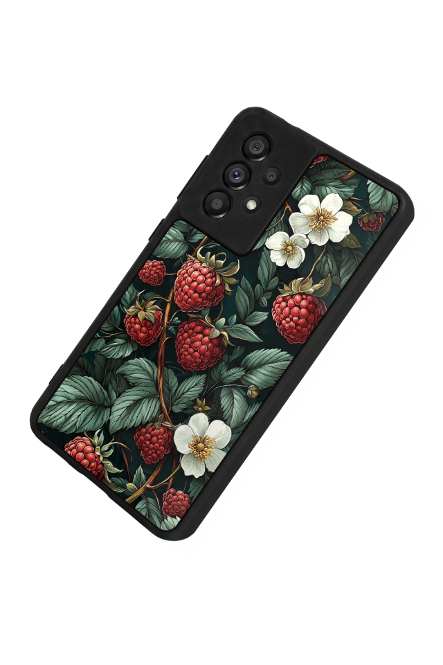 Samsung Galaxy A73 Uyumlu Botanik Tasarımlı Glossy Premium Kılıf