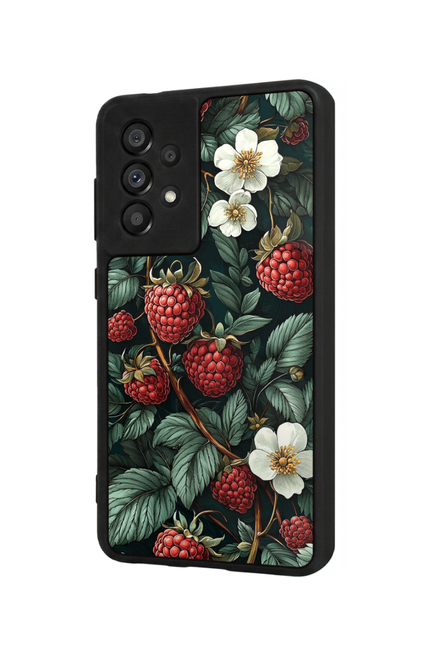 Samsung Galaxy A73 Uyumlu Botanik Tasarımlı Glossy Premium Kılıf