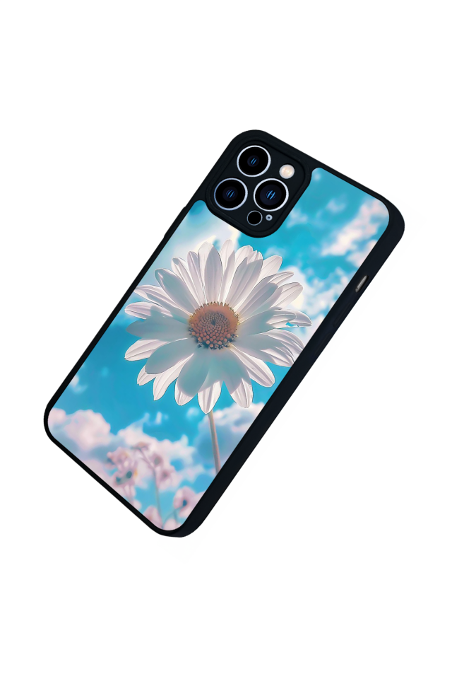 iPhone 12 Pro Max Uyumlu Cicek Tasarımlı Glossy Premium Kılıf