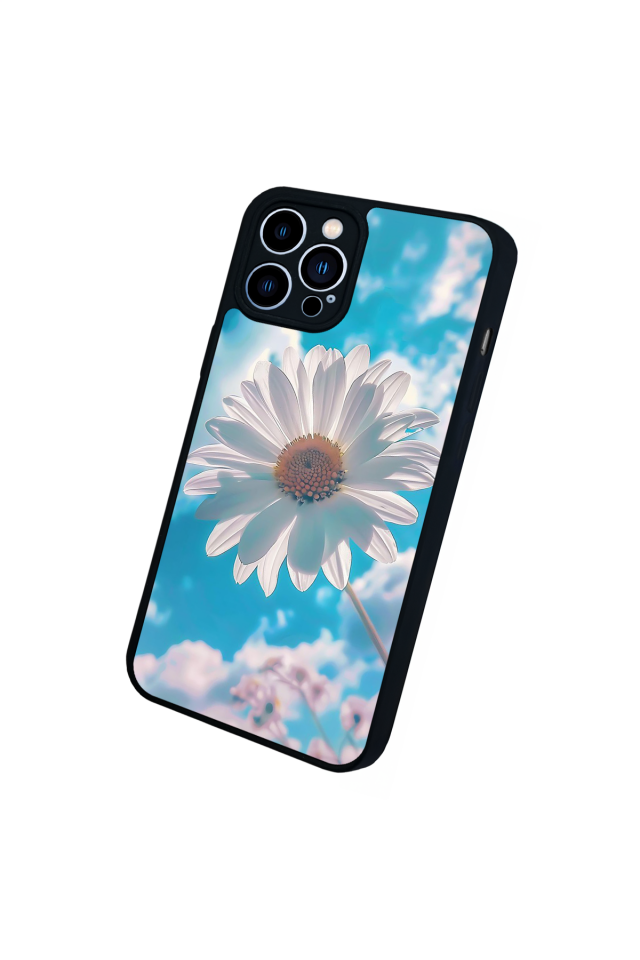 iPhone 12 Pro Max Uyumlu Cicek Tasarımlı Glossy Premium Kılıf