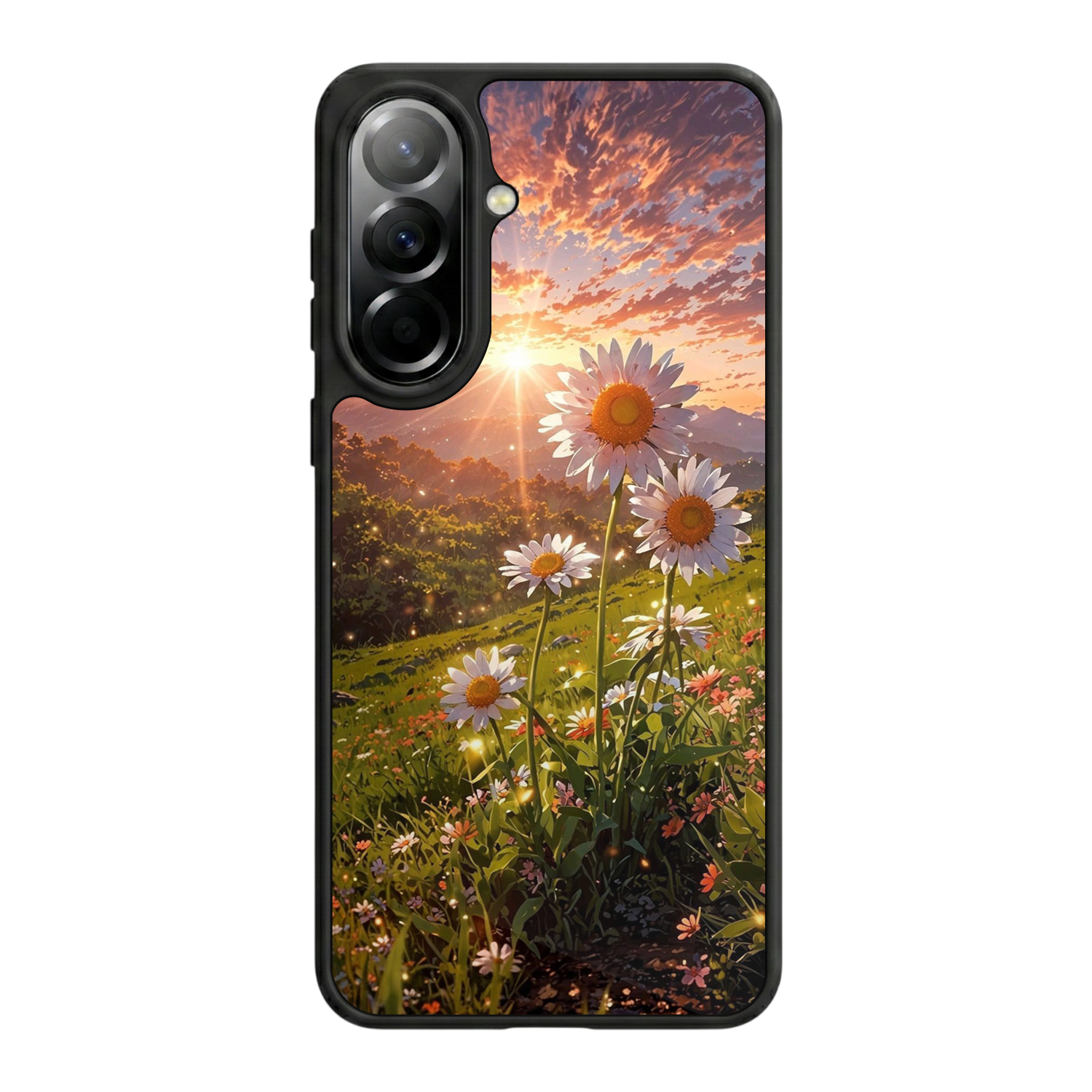 Samsung Galaxy A57 Uyumlu Cicek Tasarımlı Glossy Premium Kılıf