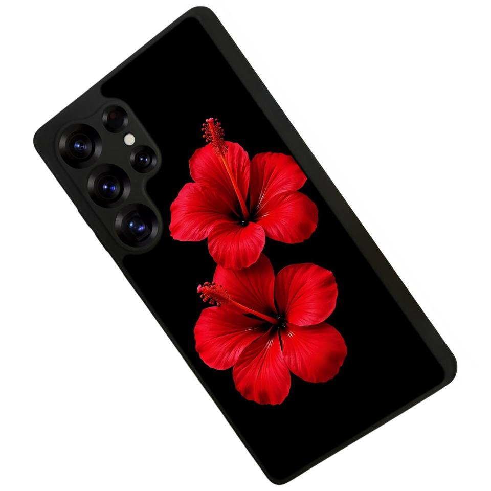 Samsung Galaxy S25 Ultra Uyumlu Cicek Tasarımlı Glossy Premium Kılıf