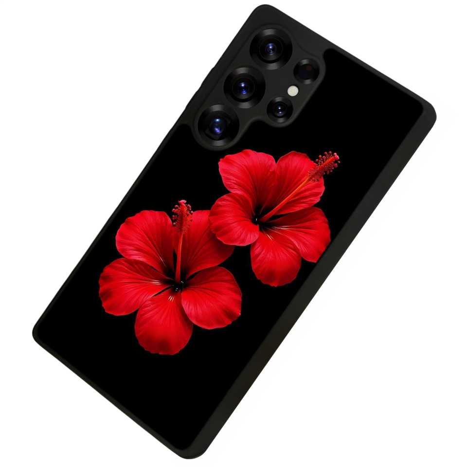 Samsung Galaxy S25 Ultra Uyumlu Cicek Tasarımlı Glossy Premium Kılıf