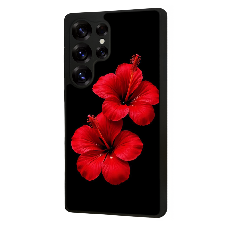 Samsung Galaxy S25 Ultra Uyumlu Cicek Tasarımlı Glossy Premium Kılıf