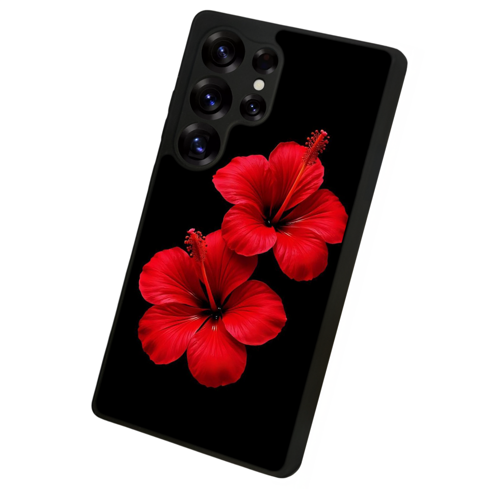 Samsung Galaxy S25 Ultra Uyumlu Cicek Tasarımlı Glossy Premium Kılıf