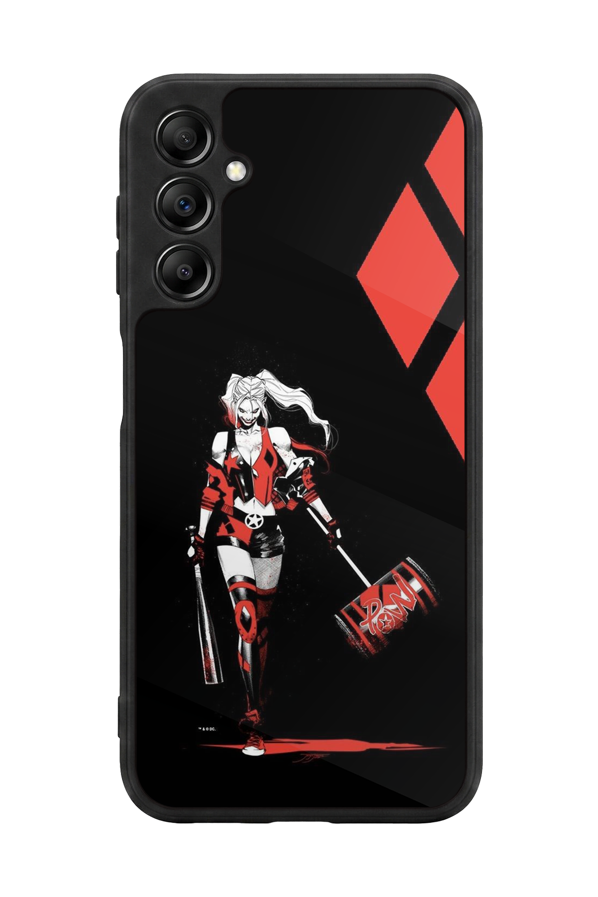 Samsung Galaxy A14 Uyumlu HarleyQueen Tasarımlı Glossy Premium Kılıf