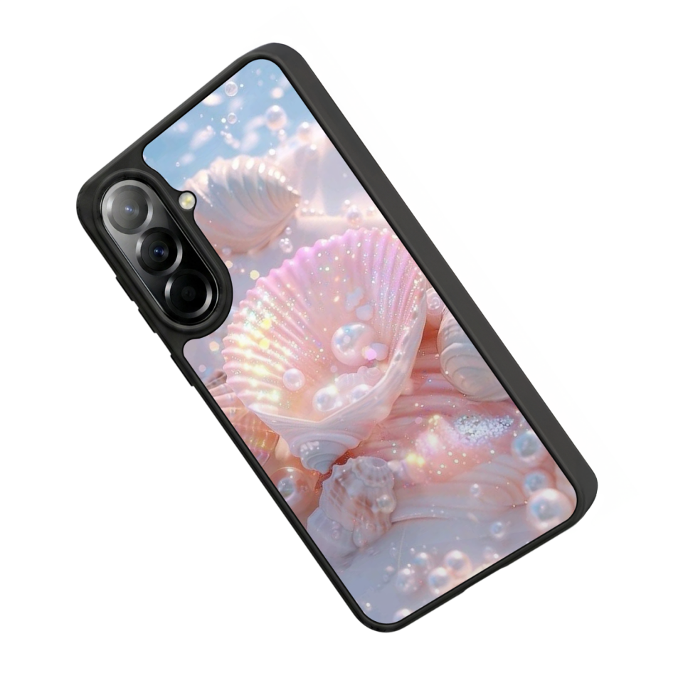 Samsung Galaxy A37 Uyumlu  İnci Tasarımlı Glossy Premium Kılıf