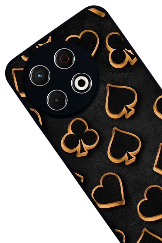 Tecno Spark 30 Pro Uyumlu Kart Tasarımlı Glossy Premium Kılıf