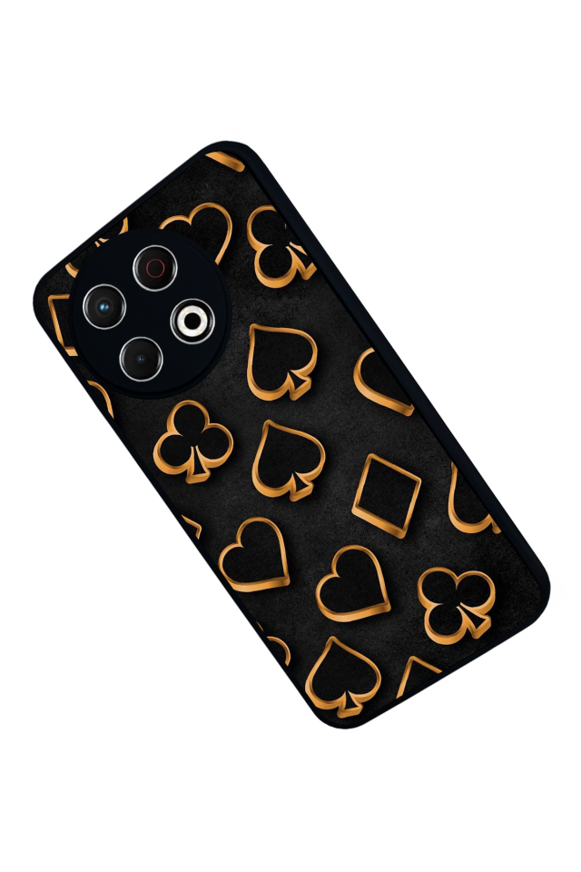 Tecno Spark 30 Pro Uyumlu Kart Tasarımlı Glossy Premium Kılıf