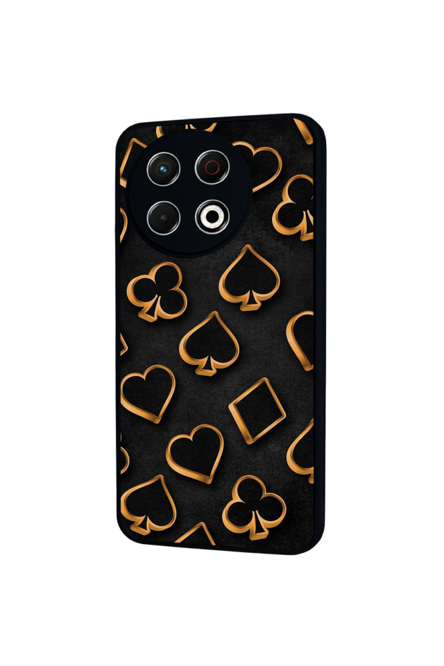 Tecno Spark 30 Pro Uyumlu Kart Tasarımlı Glossy Premium Kılıf