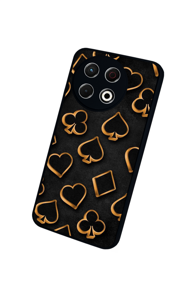 Tecno Spark 30 Pro Uyumlu Kart Tasarımlı Glossy Premium Kılıf