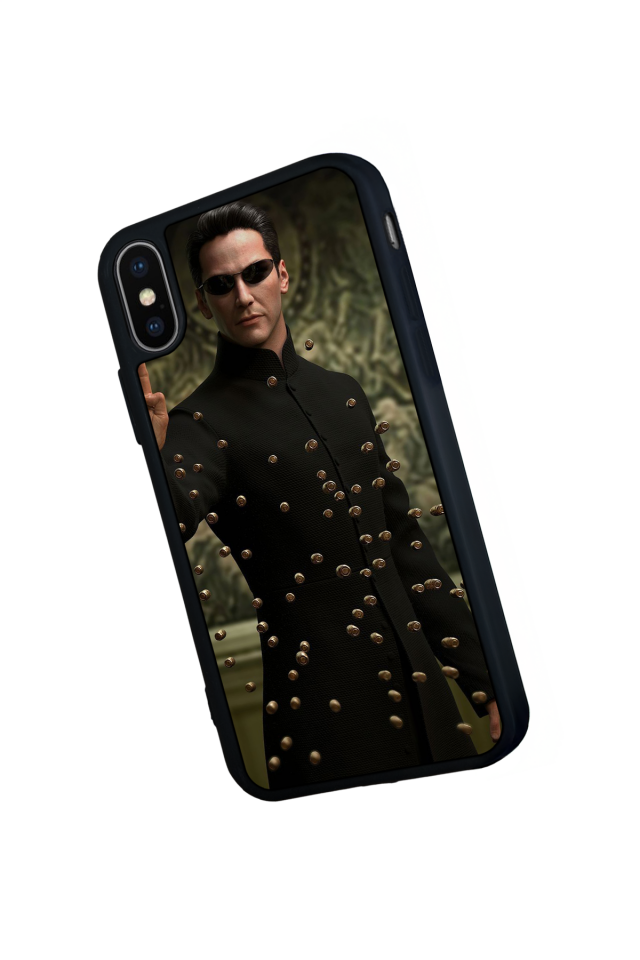 iPhone XS Max Uyumlu MatriiPhone XS Max Tasarımlı Glossy Premium Kılıf