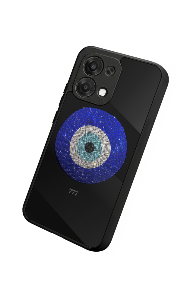 Oppo A6 Pro Uyumlu Nazar Tasarımlı Glossy Premium Kılıf