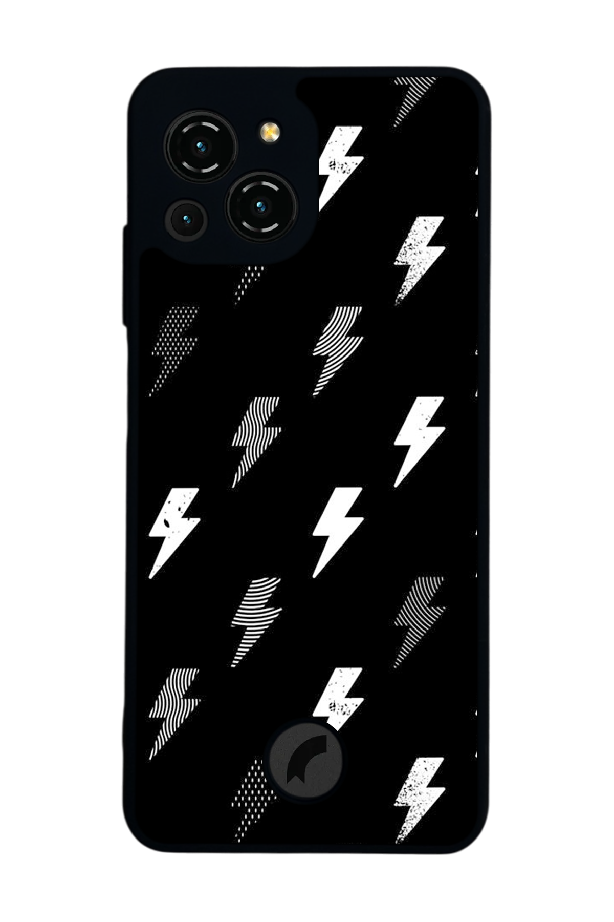 Reeder S23 Pro Max Uyumlu Simsek Tasarımlı Glossy Premium Kılıf