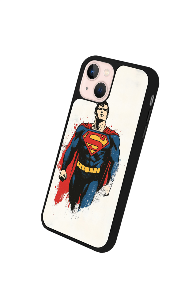 iPhone 13/14 Uyumlu Superman Tasarımlı Glossy Premium Kılıf