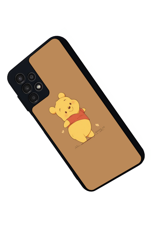 Samsung Galaxy A13 Uyumlu Winnie Tasarımlı Glossy Premium Kılıf