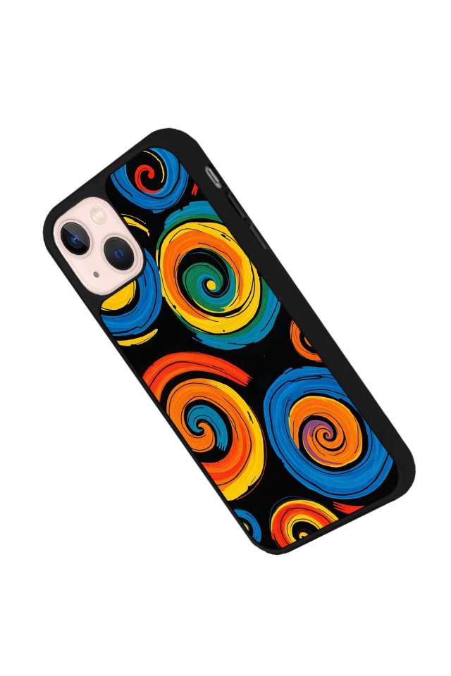 iPhone 15 Uyumlu Abstract Tasarımlı Glossy Premium Kılıf