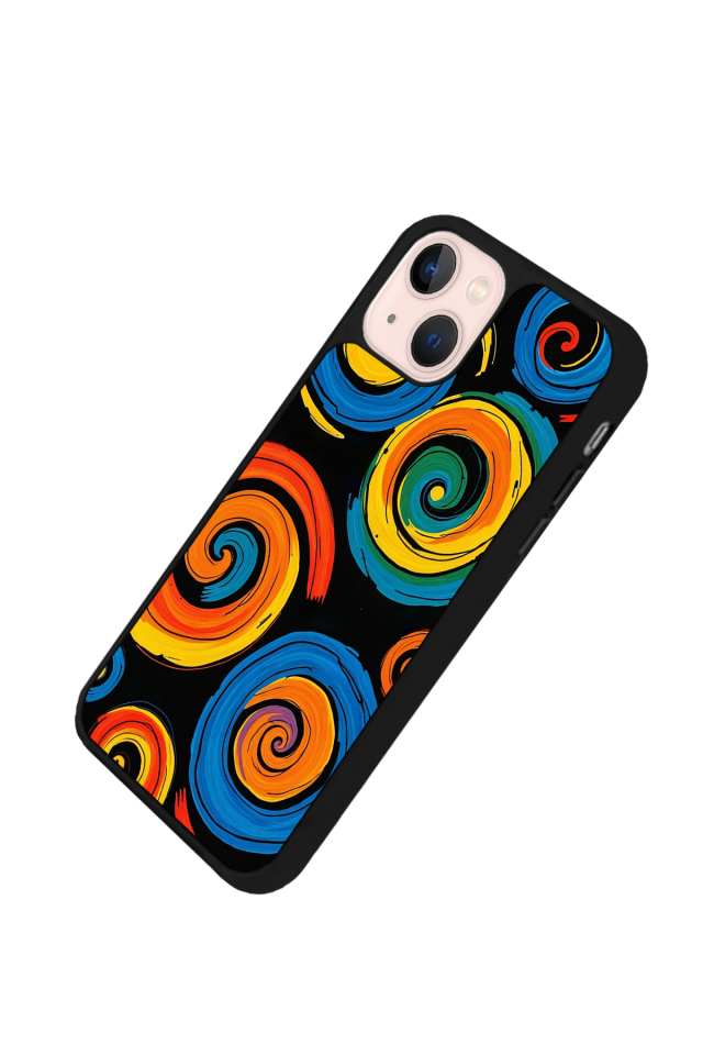 iPhone 15 Uyumlu Abstract Tasarımlı Glossy Premium Kılıf