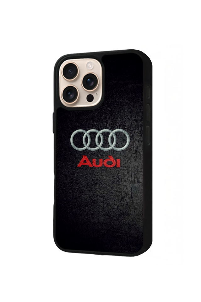iPhone 14 Pro Uyumlu Audi Tasarımlı Glossy Premium Kılıf