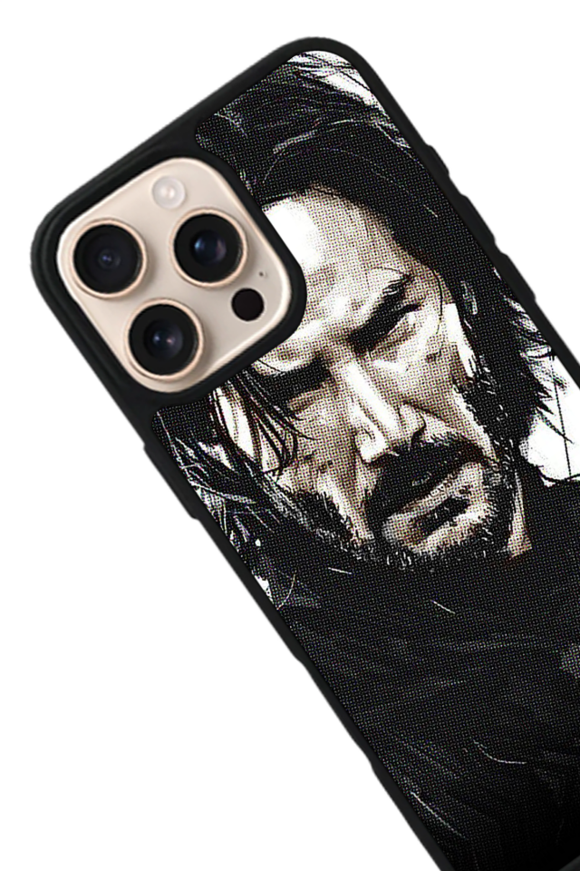 iPhone 15 Pro Max Uyumlu JohnWick Tasarımlı Glossy Premium Kılıf