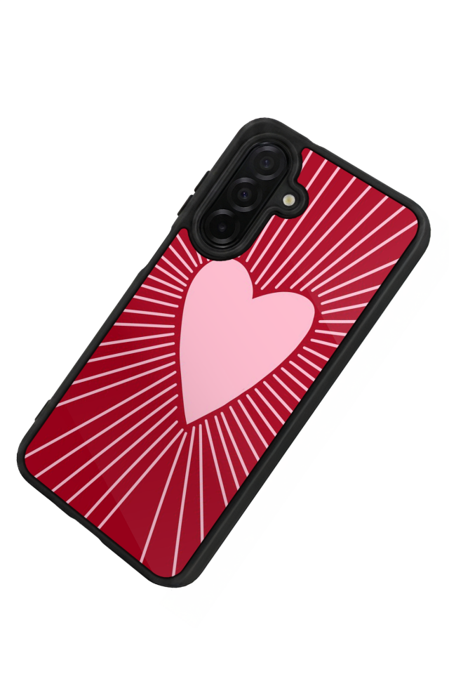 Samsung Galaxy A26 Uyumlu Kalp Love Tasarımlı Glossy Premium Kılıf