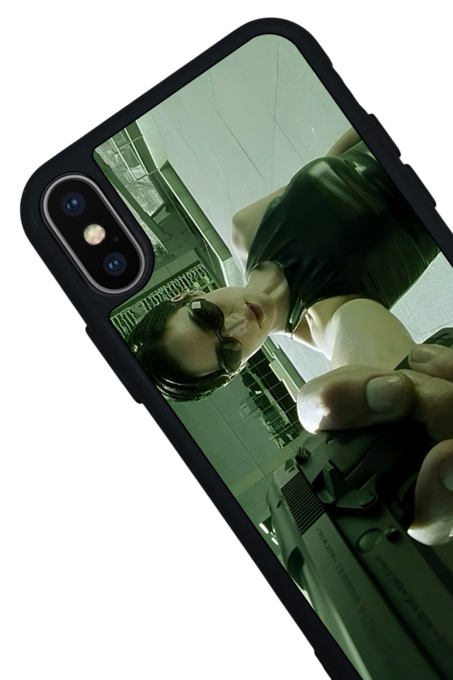 iPhone XS Max Uyumlu MatriiPhone XS Max Tasarımlı Glossy Premium Kılıf