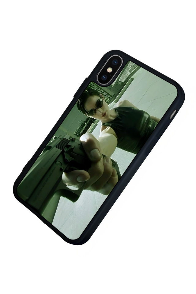 iPhone XS Max Uyumlu MatriiPhone XS Max Tasarımlı Glossy Premium Kılıf