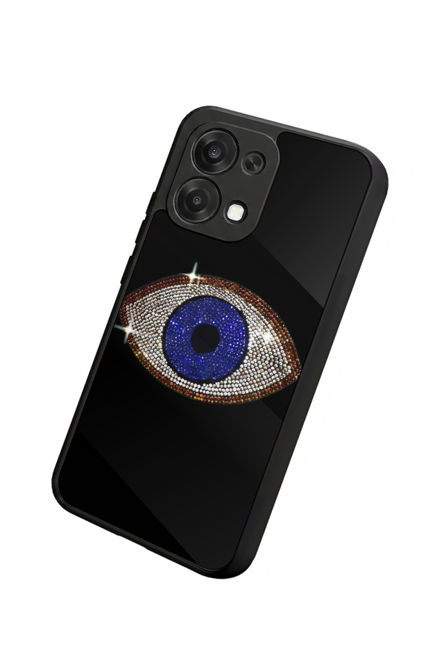 Oppo A6 Pro Uyumlu Nazar Tasarımlı Glossy Premium Kılıf